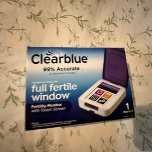 Clear blue fertility monitor